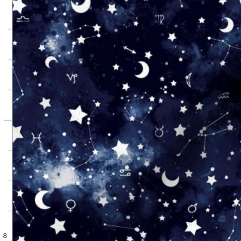 Dark Blue Zodiac — Penny's Collars & More - Custom Collars